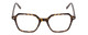 Front View of Ernest Hemingway H4872 Unisex Eyeglasses Brown Amber Tortoise/Silver Accent 50mm