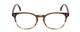 Front View of Ernest Hemingway H4873 Unisex Cateye Acetate Designer Eyeglasses Brown Fade 51mm