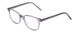 Profile View of Ernest Hemingway 4876 Unisex Cateye Eyeglasses in Light Grey Crystal/Silver 53mm