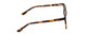 Side View of Ernest Hemingway H4900 Designer Reading Eye Glasses with Custom Cut Powered Lenses in Gloss Brown Amber Tortoise Havana/Silver Accents Unisex Cateye Full Rim Acetate 52 mm