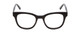 Front View of Ernest Hemingway H4901 Women Cateye Acetate Designer Eyeglasses Gloss Black 51mm