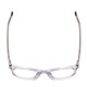 Top View of Ernest Hemingway 4901 Ladies Cateye Eyeglasses Clear Crystal/Silver Glitter 51mm