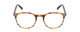 Front View of Ernest Hemingway H4903 Designer Reading Eye Glasses with Custom Cut Powered Lenses in Demi-Tortoise Havana Brown Ladies Cateye Full Rim Acetate 49 mm