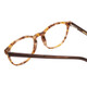 Close Up View of Ernest Hemingway H4903 Designer Reading Eye Glasses with Custom Cut Powered Lenses in Demi-Tortoise Havana Brown Ladies Cateye Full Rim Acetate 49 mm