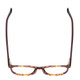 Top View of Ernest Hemingway H4903 Cateye Eyeglasses Demi-Tortoise Havana Mauve Purple 49 mm