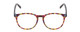 Front View of Ernest Hemingway H4903 Designer Reading Eye Glasses with Custom Cut Powered Lenses in Demi-Tortoise Havana Mauve Purple Ladies Cateye Full Rim Acetate 49 mm