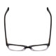 Top View of Ernest Hemingway H4906 Unisex Cateye Eyeglasses Black Crystal/Silver Studs 51 mm