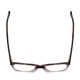 Top View of Ernest Hemingway H4906 Unisex Cateye Eyeglasses Brown Tortoise Crystal/Gold 51mm