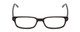 Front View of Ernest Hemingway H4910 Unisex Designer Eyeglasses Gloss Black/Silver Accent 51mm