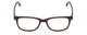Front View of Ernest Hemingway H4617 Designer Reading Eye Glasses with Custom Cut Powered Lenses in Matte Burgundy Red Unisex Cateye Full Rim Acetate 56 mm