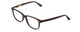 Profile View of Ernest Hemingway H4617 Designer Blue Light Blocking Eyeglasses in Matte Burgundy Red Unisex Cateye Full Rim Acetate 56 mm