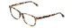 Profile View of Ernest Hemingway H4617 Cateye Designer Reading Glasses in Matte Olive Green 56mm