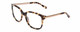 Profile View of Kate Spade GAYLA Designer Reading Eye Glasses in Camel Tortoise Havana Brown Ladies Cateye Full Rim Acetate 52 mm