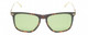 Front View of GUCCI GG0915SA 003 Women Sunglasses in Tortoise Havana/Gold/Off-White/Green 56mm