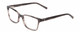 Profile View of Jones New York J227 Womens Square Designer Reading Glasses Grey Marble Horn 48mm