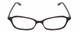 Front View of Jones New York J220 Women's Cateye Full Rim Designer Reading Glasses Black 49 mm