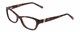 Profile View of Jones New York J226 Unisex Cateye Reading Glasses in Tortoise Havana & Gold 50mm