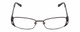 Front View of Jones NewYork J462 Unisex Rectangle Full Rim Designer Reading Glasses Black 50mm