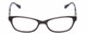 Front View of Lucky Brand D706 Unisex Reading Glasses Grey & Blue Crystal Marble Tortoise 49mm