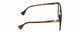 Side View of GUCCI GG1071S Womens Cateye Designer Sunglasses Tortoise Havana Gold/Brown 55 mm