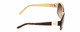 Side View of KATE SPADE LULU Women's Sunglasses Tortoise Havana/Off-White/Gold Sparkles 55 mm