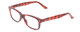 Profile View of Prive Revaux Class Act Women Reading Glasses in Sangria Red Tortoise Havana 48mm