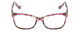 Front View of Prive Revaux Julie Cateye Reading Glasses Blush/Amethyst Pink Purple Marble 50mm