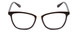 Front View of Prive Revaux Lolita Womens Cateye Reading Glasses in Caviar Black/Rose Gold 51mm