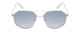 Prive Revaux Cooper Unisex Pilot Sunglasses Silver Crystal/Polarized Blue 56mm