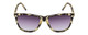 Front View of Prive Revaux Empire East Unisex Sunglasses Green Tan Tortoise/Polarize Grey 55mm