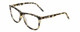 Profile View of Prive Revaux Empire East Designer Reading Eye Glasses with Custom Cut Powered Lenses in Matte Olive Green Tan Tortoise Unisex Classic Full Rim Acetate 55 mm