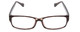 Front View of Soho 85 Unisex Rectangle Reading Glasses Demi Tortoise Black Grey & Crystal 56mm