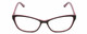Front View of Marie Claire MC6223 Womens Cateye Reading Glasses Black Wine Red Pink White 54mm