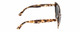 Side View of Kate Spade KARINA Women Cat Eye Sunglass Beige Tortoise Havana Crystal/Grey 56mm