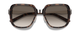 Front View of Smith Aveline Unisex Sunglasses Tortoise Gold/Photochromic Polarized Brown 55 mm