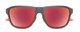 Front View of Smith Embark Unisex Sunglasses TNF Black/PC ChromaPop Polarized Red Mirror 58 mm