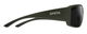 Side View of Smith Guides Choice Unisex Sunglass Moss Green/PC ChromaPop Polarized Black 62mm