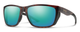 Profile View of Smith Longfin Sunglass Tortoise/Photochromic CP Polarized Blue Green Mirror 59mm