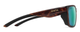Side View of Smith Longfin Sunglass Tortoise/Photochromic CP Polarized Blue Green Mirror 59mm