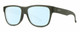 Profile View of Smith Optics Lowdown Slim 2 Designer Blue Light Blocking Eyeglasses in Matte Moss Crystal Green Unisex Classic Full Rim Acetate 53 mm
