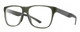 Profile View of Smith Optics Lowdown Steel Designer Progressive Lens Blue Light Blocking Eyeglasses in Matte Moss Crystal Green/Gunmetal Unisex Classic Full Rim Acetate 56 mm