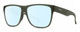 Profile View of Smith Optics Lowdown XL 2 Designer Blue Light Blocking Eyeglasses in Matte Moss Crystal Green Unisex Classic Full Rim Acetate 60 mm