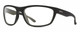 Profile View of Smith Optics Redding Designer Progressive Lens Blue Light Blocking Eyeglasses in Matte Black Unisex Wrap Full Rim Acetate 65 mm