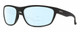 Profile View of Smith Optics Redding Designer Progressive Lens Blue Light Blocking Eyeglasses in Matte Black Unisex Wrap Full Rim Acetate 65 mm