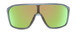 Front View of Smith Boomtown Sunglasses Crystal Blue/Photochromic ChromaPop Green Mirror 99 mm