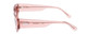 Side View of SITO SHADES AXIS Womens Sunglasses Rosewater Pink Crystal/Rosewood Gradient 55mm