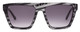 Front View of SITO SHADES BENDER Women's Sunglasses in Matrix Black White/Shadow Gradient 54mm