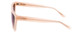 Side View of SITO SHADES BENDER Womens Sunglasses in Vanilla Pink Crystal/Minky Gradient 57mm