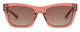 Front View of SITO SHADES BREAK OF DAWN Unisex Sunglasses Pink Crystal/Rosewood Gradient 54 mm
