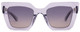 Front View of SITO SHADES CULT VISION Cateye Sunglasses in Purple Crystal/Indigo Gradient 51mm